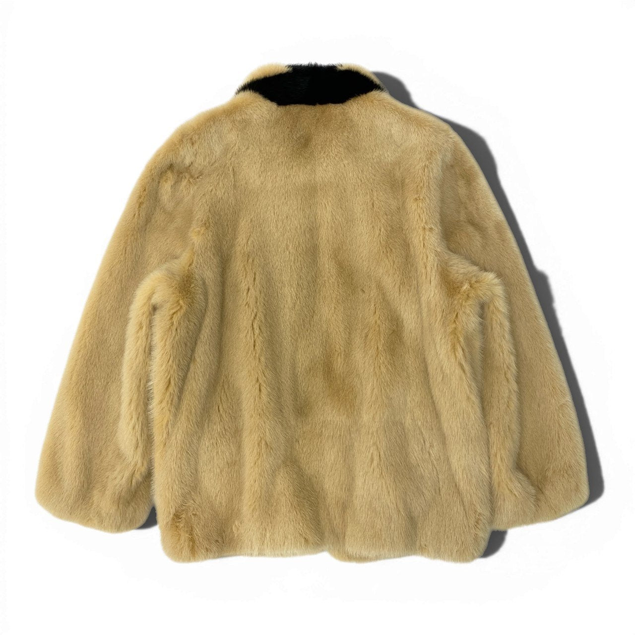 20c14 MARNI マルニ 染めミンクファージャケット ジップアップブルゾン 毛皮コート 36 イエロー系 ミンクファー レディースu02t