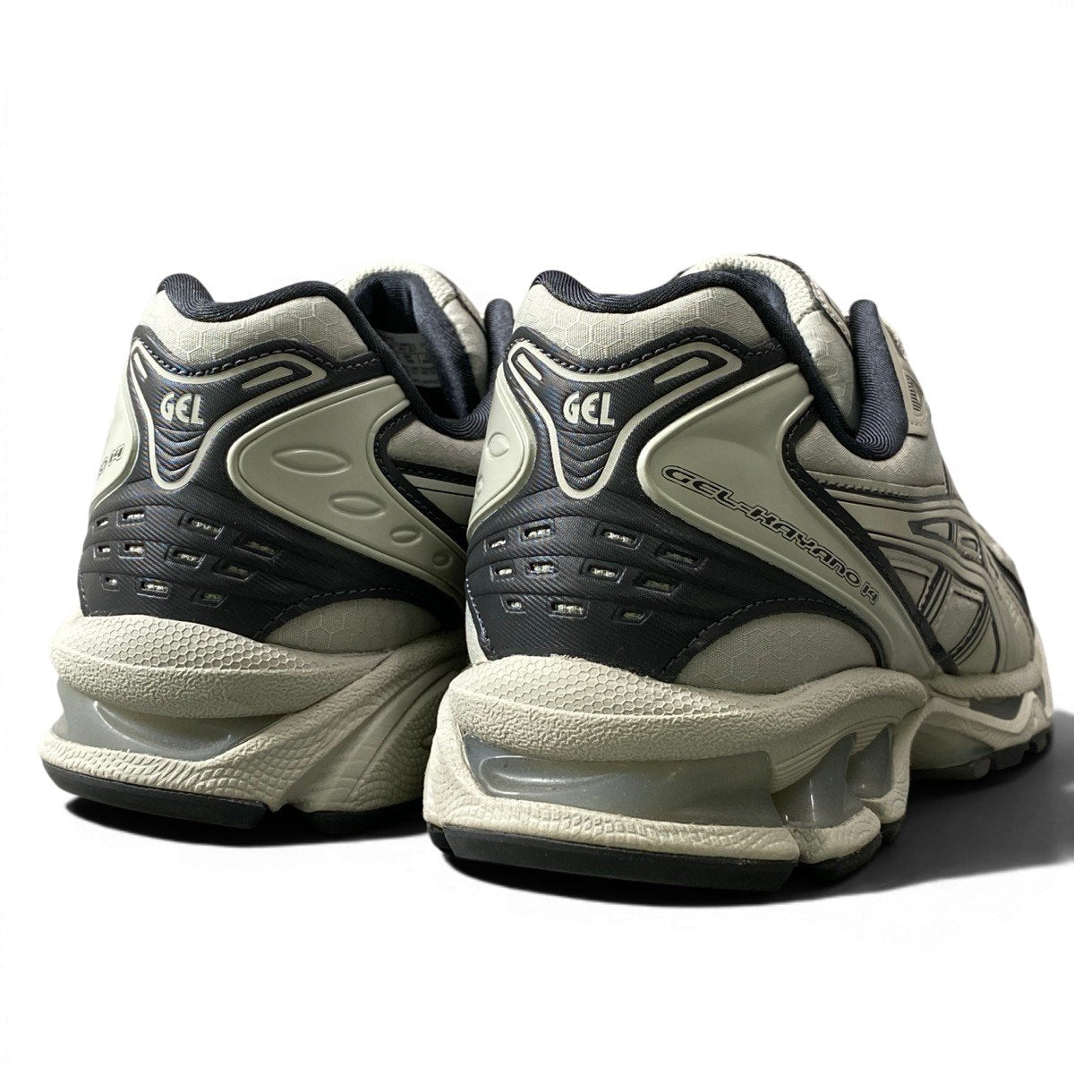 2g8 ASICS アシックス GEL-KAYANO 14 WHITE SAGE ローカットスニーカー 1203A412 26cm グレー メンズ 男性用o07t