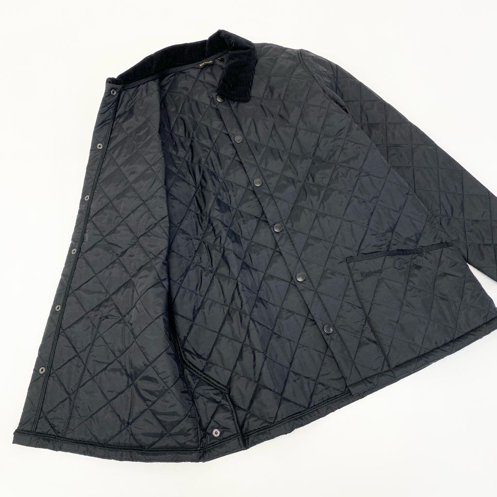 29a9 Barbour バブアー SL LIDDESDALE キルティングジャケット ナイロンジャケット リデスデイル メンズ 紳士服  MQU1348 大きいサイズ XXL ブラックo07t