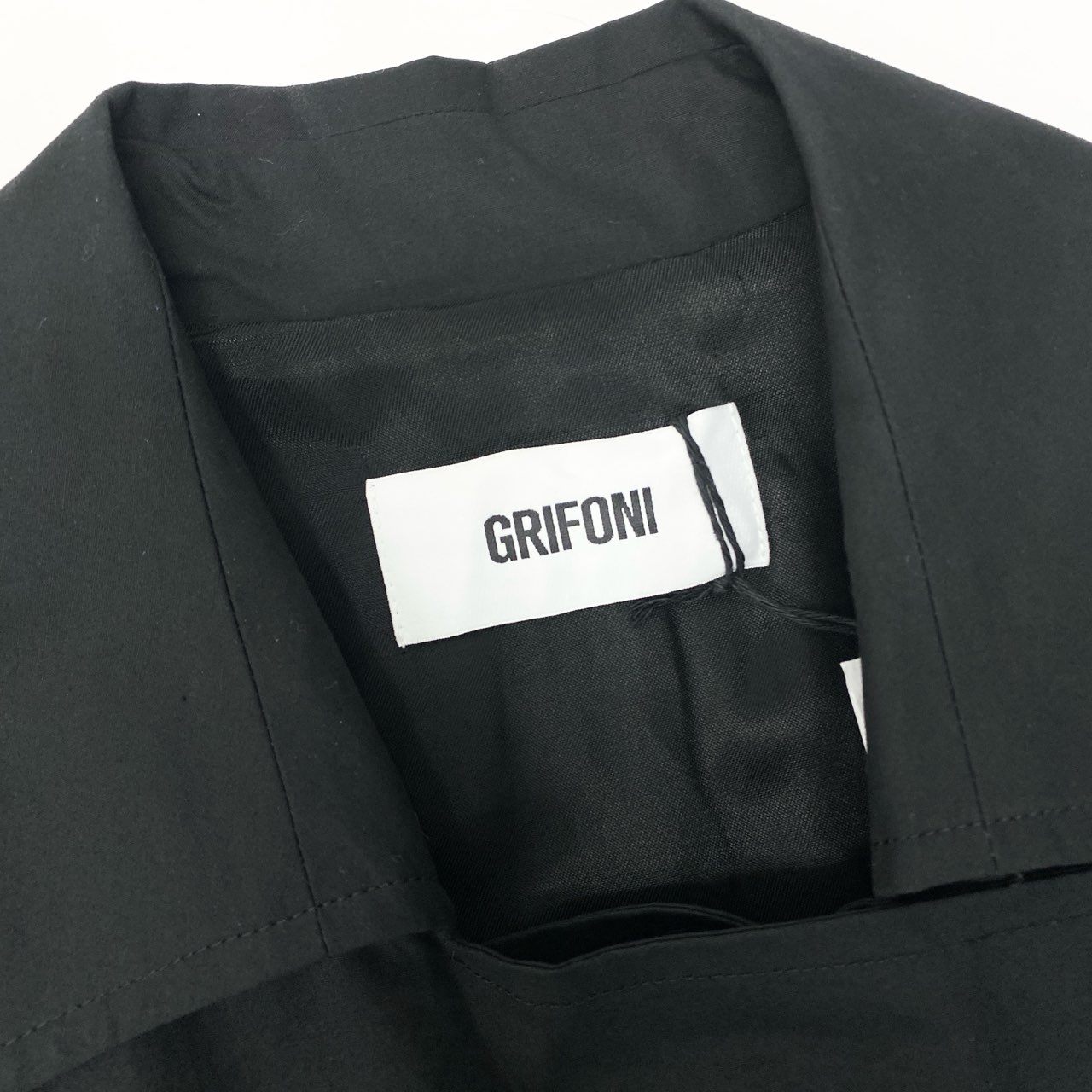 12c7 【未使用】定価8万円 GRIFONI グリフォーニ オーバートレンチコート サイズ38 ブラック レディース 女性用 コート AP STUDIOk02i