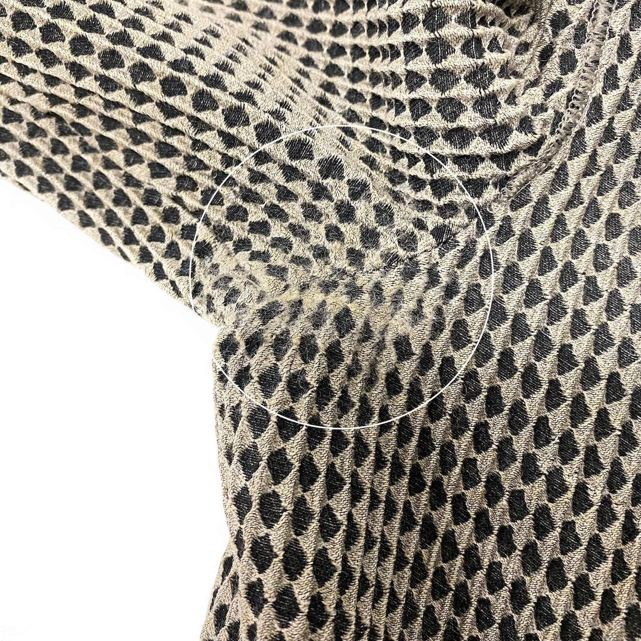 90g24 GIORGIO ARMANI ジョルジオアルマーニ BORGO21 テーラードジャケット 立体 総柄 サイズ36 ベージュ ブラック レディース 女性用u02t