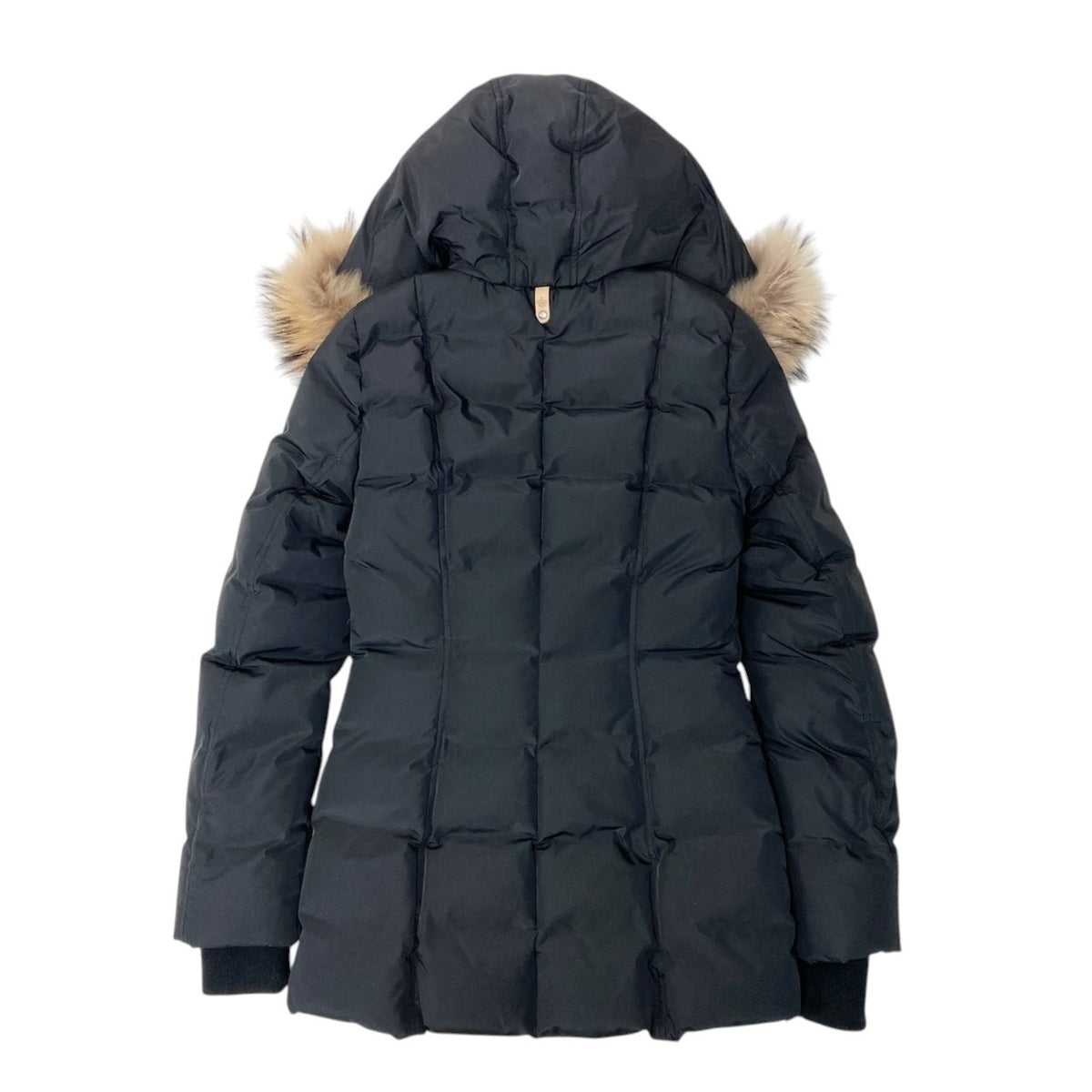 25j19 【美品】 Mackage マッカージュ ADALI-F ダウンコート ラクーンファー サイズXS ブラック レディース 女性用u02t