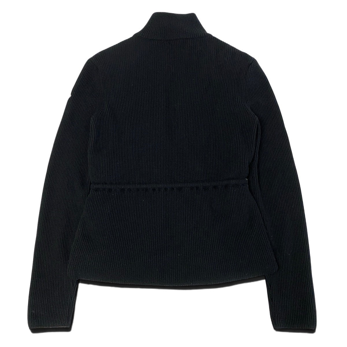 Ij23【極美品】MONCLER CARDIGAN TRICOT ニットダウンジャケット アウター G20939B00019 M1131 Sサイズ ブラック ナイロン ウール レディース 女性用k02i