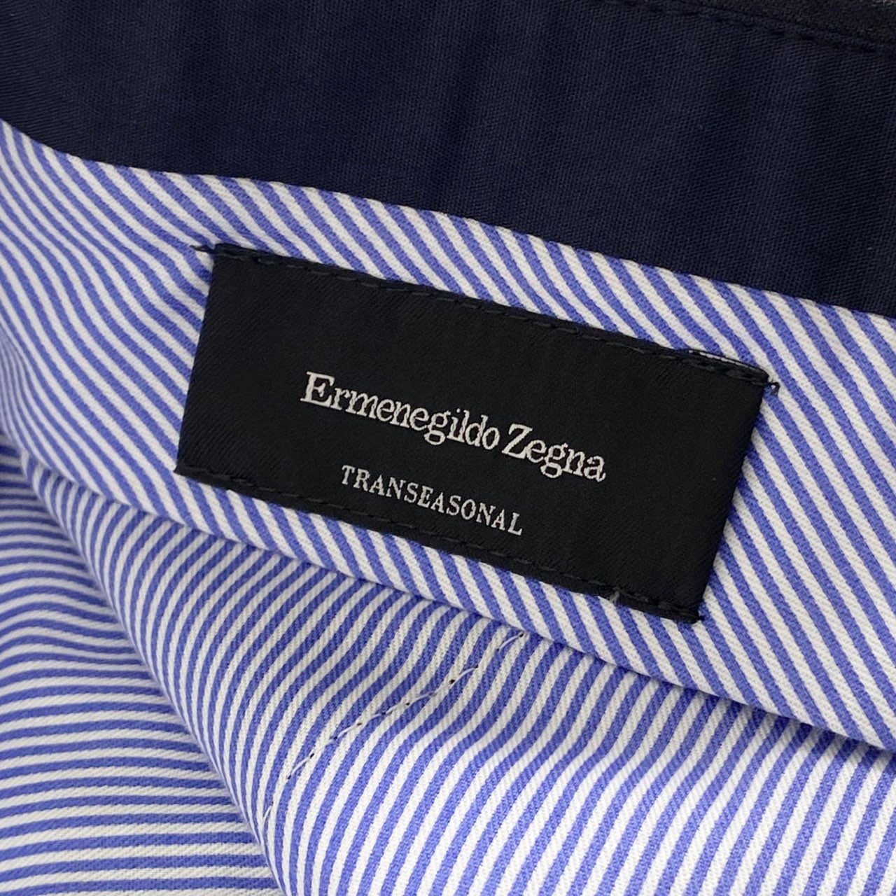 28h10 《美品》 大きいサイズ Ermenegildo Zegna エルメネジルドゼニア スラックスパンツ トラウザーパンツ 75DB12 52 チャコールグレー ウール100％ メンズ