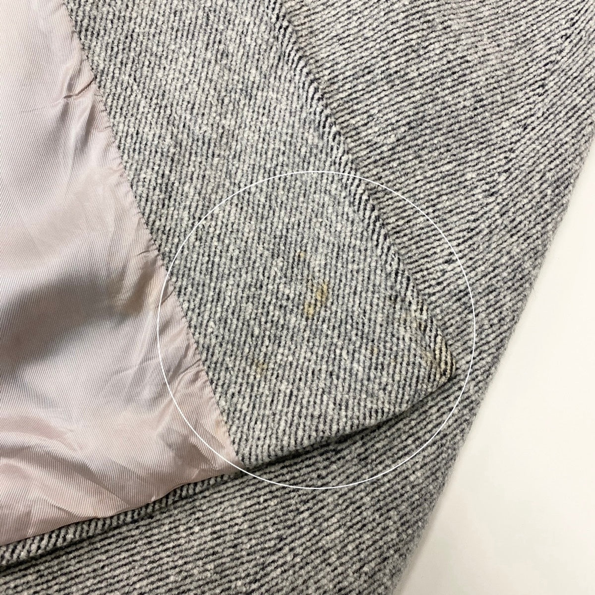 86g15 MaxMara マックスマーラ チェスターコート ロングコート アンゴラ混 ダブルブレスト サイズ40 グレー系 レディース 女性用u02t