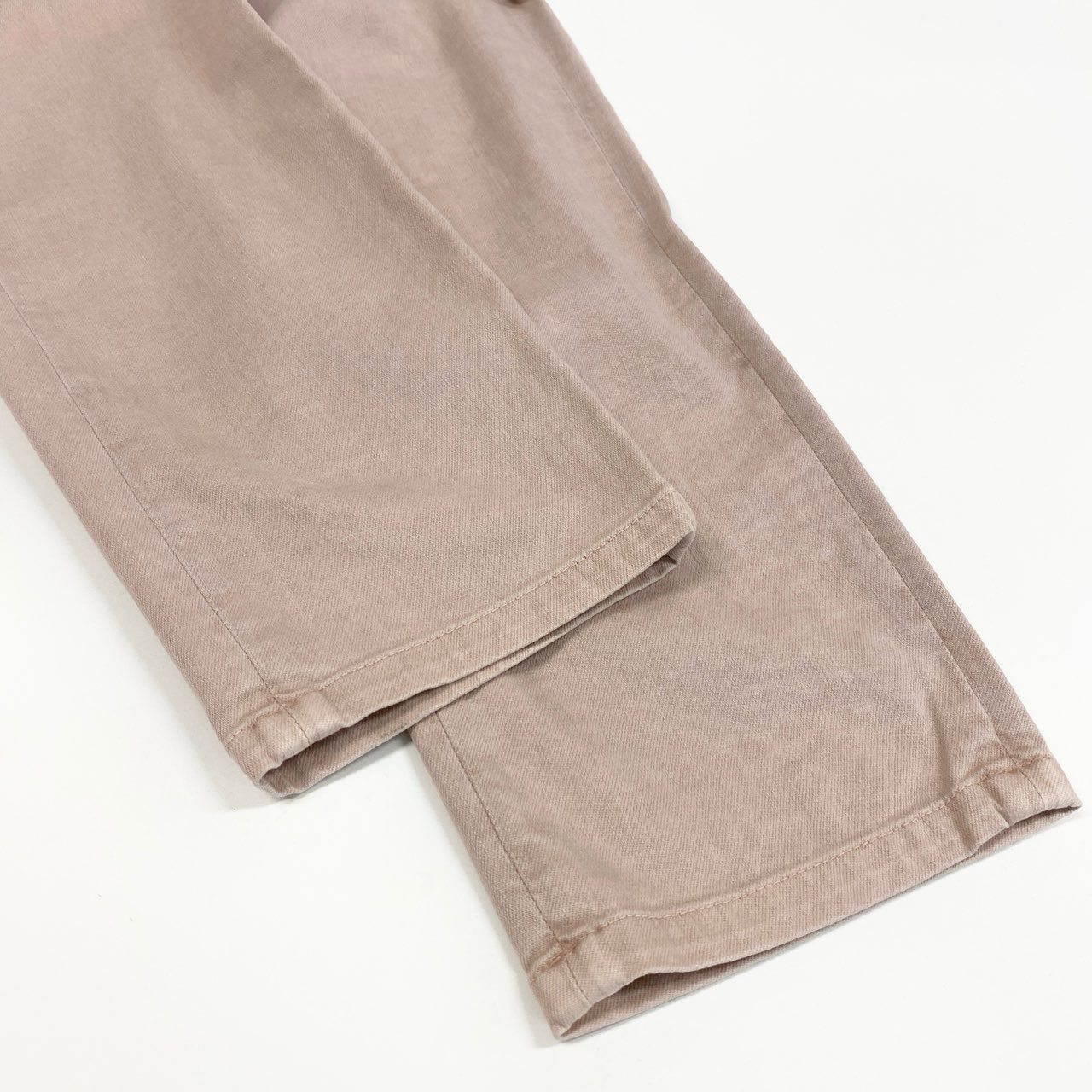 31k2 BRUNELLO CUCINELLI ブルネロクチネリ イタリア製 ビーズデザイン 2タックパンツ ボトムス 40 ピンク コットン レディースo07t