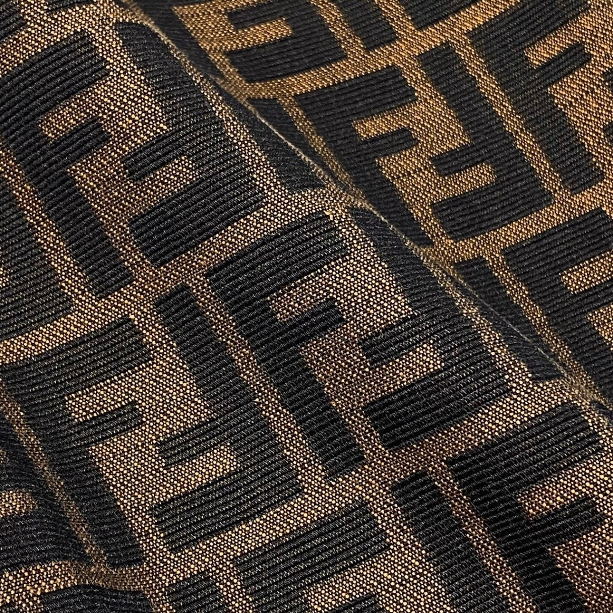 Ig6 FENDI ズッカ柄 スラックスパンツ ボトム イタリア製 W32 ブラウン系 メンズ 男性用u02t
