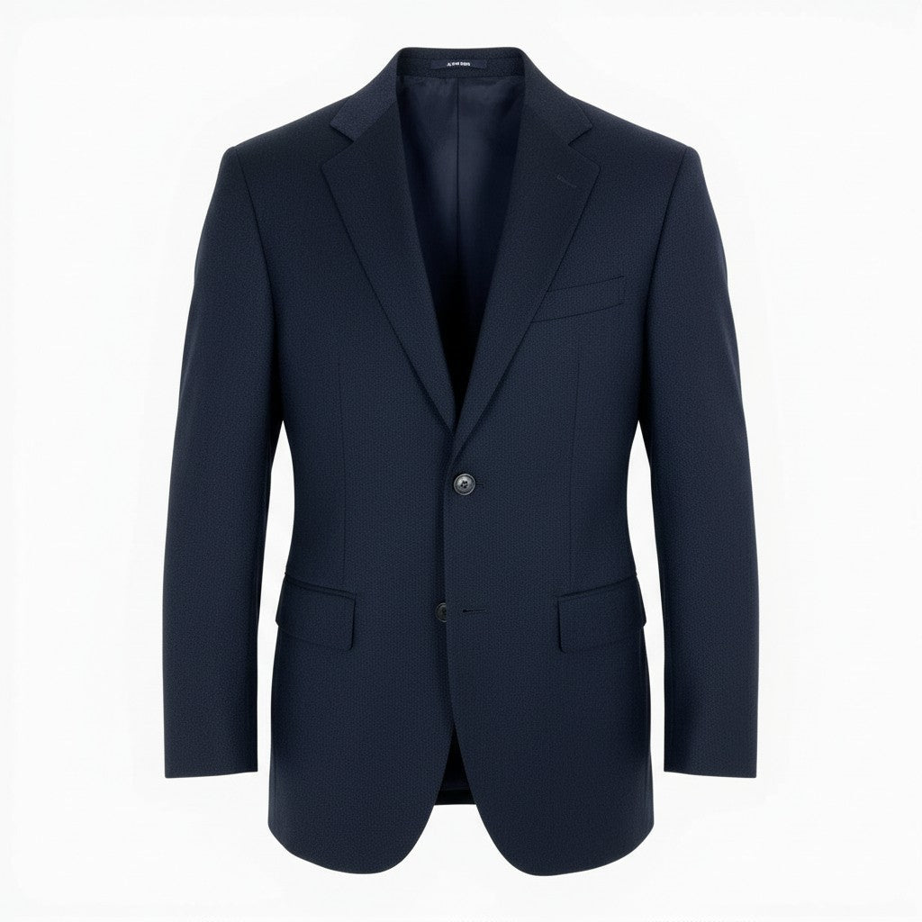 37a19 【美品】 J.PRESS Jプレス ジェイプレス テーラードジャケット アンコンジャケット ウールブレンド〇 メンズ 紳士服 サイズL ネイビーu02t