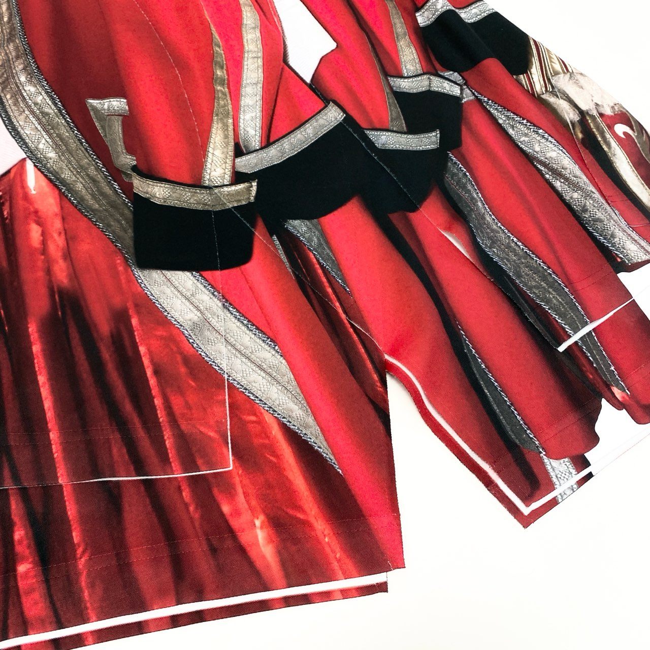 Aa27【美品】COMME des GARCONS コムデギャルソン 転写プリント Tシャツ トロンプルイユ トップス AD2023 PM-T011 Lサイズ ホワイト レッド ポリエステル100％ メンズo07t