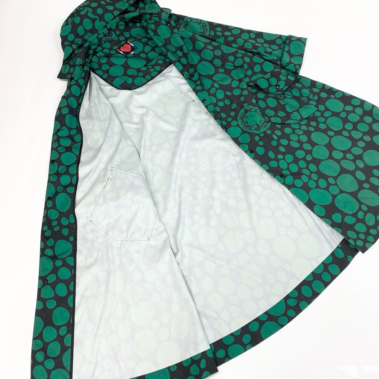 81a23 TOKUKO 1er VOL トクコプルミエヴォル 30周年記念モデル スプリングコート 薄手コート アウター 9 グリーン レディース 女性用u02t