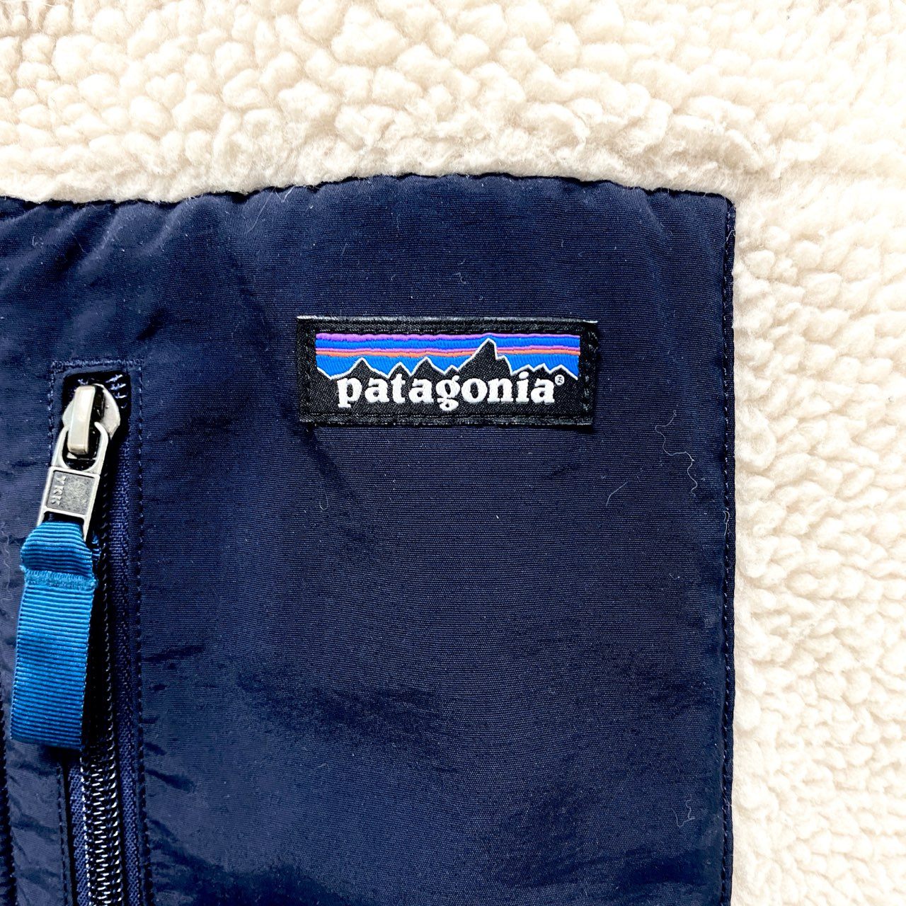 24c16 patagonia パタゴニア CLASSIC RETRO X JACKET クラシックレトロ フリースジャケット L アイボリー メンズu02t