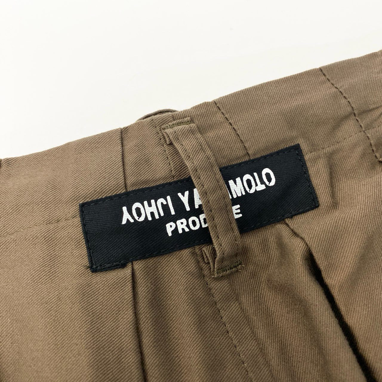 87a29 Yohji Yamamoto POUR HOMME ヨウジヤマモト プールオム バルーンパンツ ワイドパンツ ボトムパンツ HD-P07-002 2サイズ ブラウン コットン100％ メンズo07t