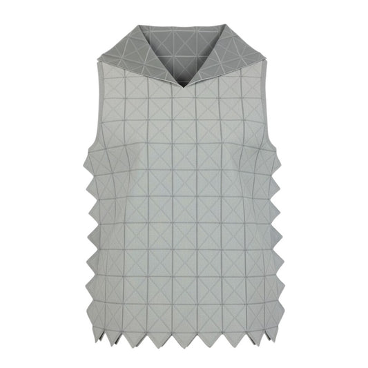 Ac2 PLEATS PLEASE A.POC プリーツプリーズ エイポック タンクトップ トップス サイズ3 ライトグレー レディースk02i