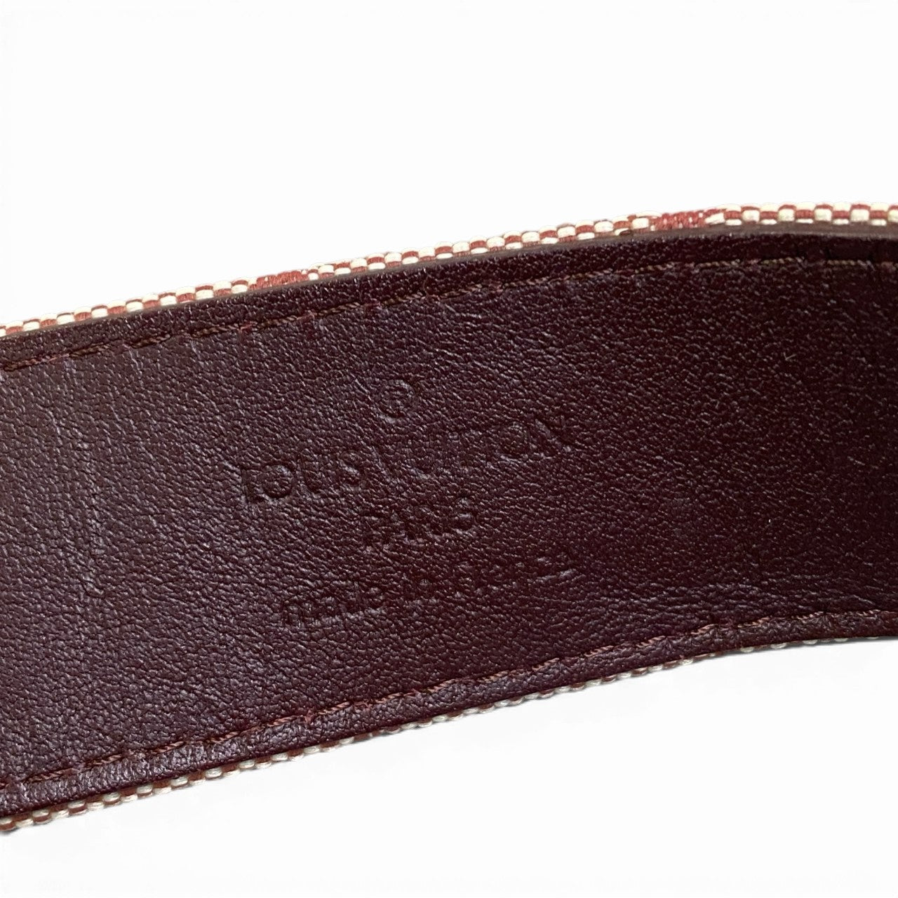 b17 LOUIS VUITTON ルイヴィトン ミニサンチュール80 モノグラム キャンバスベルト 80/32 ピンク レディースta1