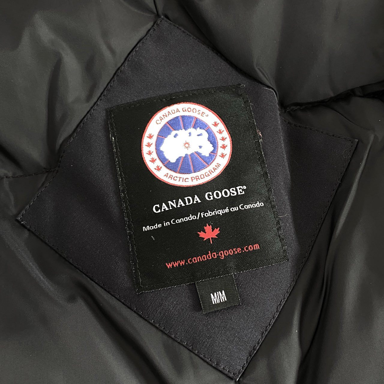 1h11 CANADAGOOSE カナダグース JASPER PARKA ジャスパーパーカ ダウンジャケット コヨーテファー アウター 3438JM R Mサイズ ダークネイビー