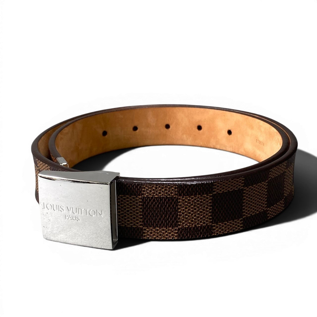 e26 LOUIS VUITTON ルイヴィトン サンチュール ベルト サイズ75/30 ブラウン ユニセックスk02i