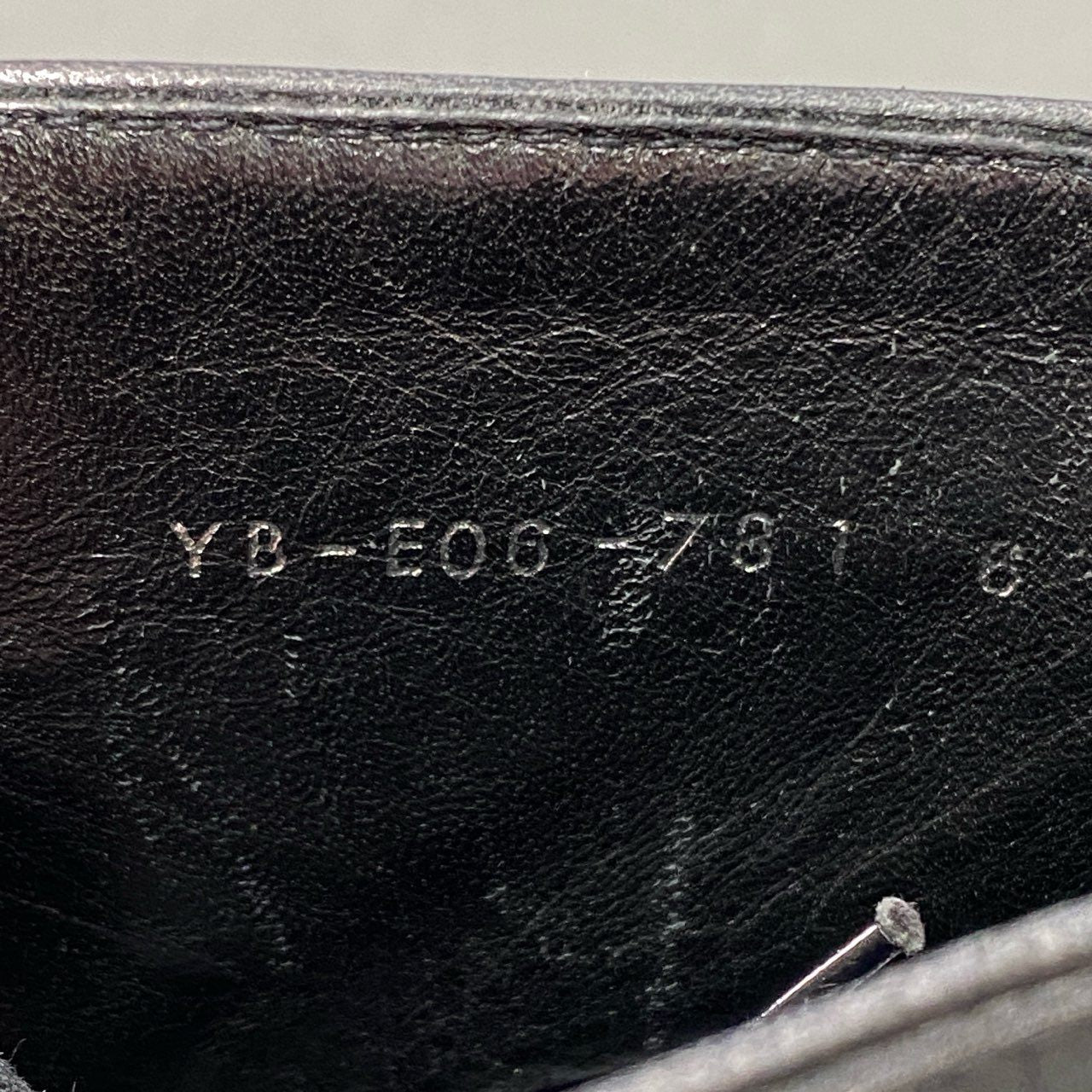 9l3 Y's ワイズ Yohji Yamamoto ヨウジヤマモト レースアップ ブーツ 6 ブラック レザー シューズ