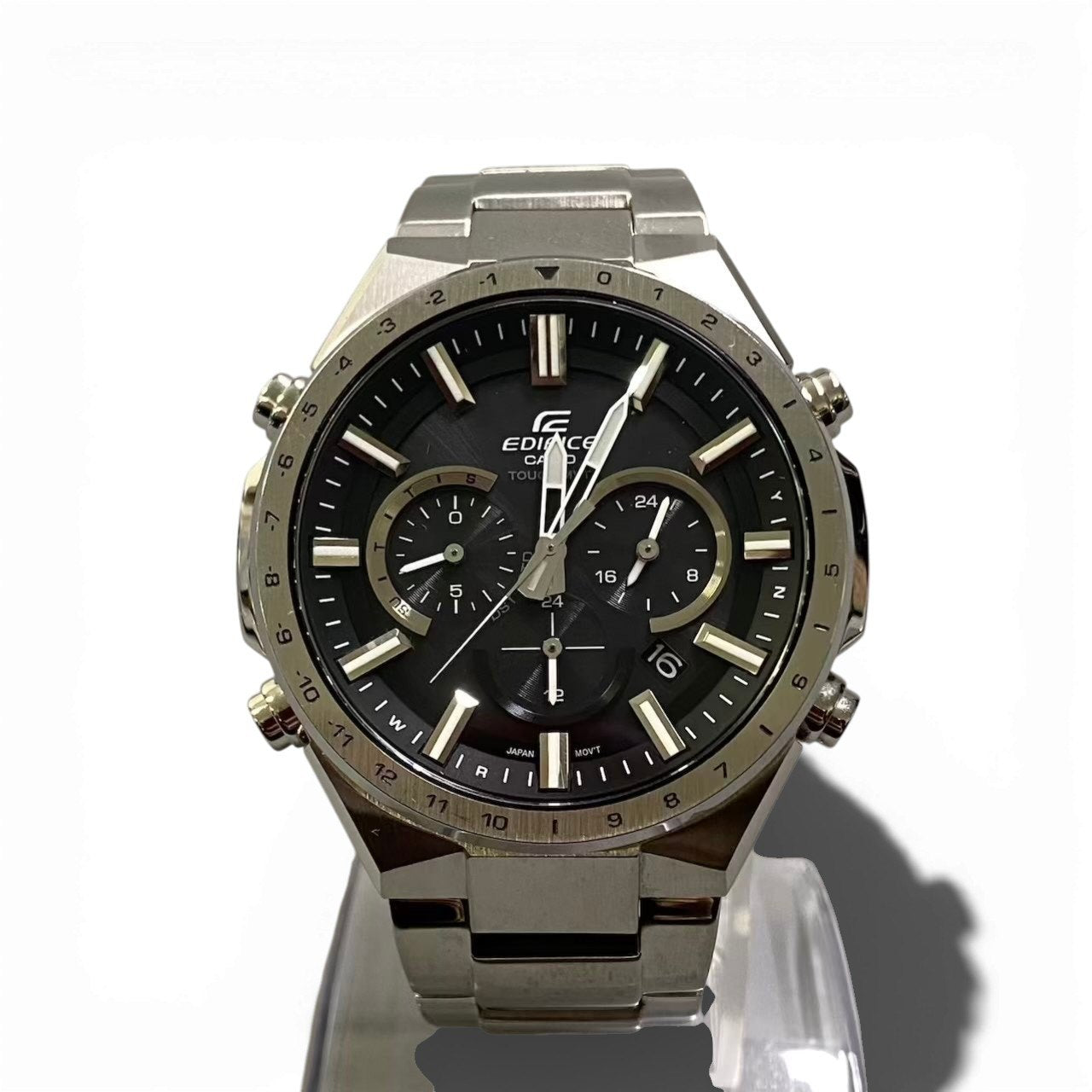 c23 CASIO EDIFICE カシオ エディフィス EOW-T660 シルバー 腕時計 デジタルウォッチ メンズ デジタルソーラー メンズk02i