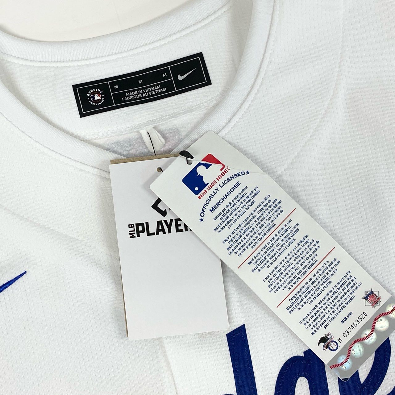 49i11 《未使用品》 MLB エムエルビー × NIKE ナイキ Dodgers ドジャース FREEMAN フリーマン M ホワイト 画像参照 リミテッドユニフォーム TOKYO SERIES 2025t18r