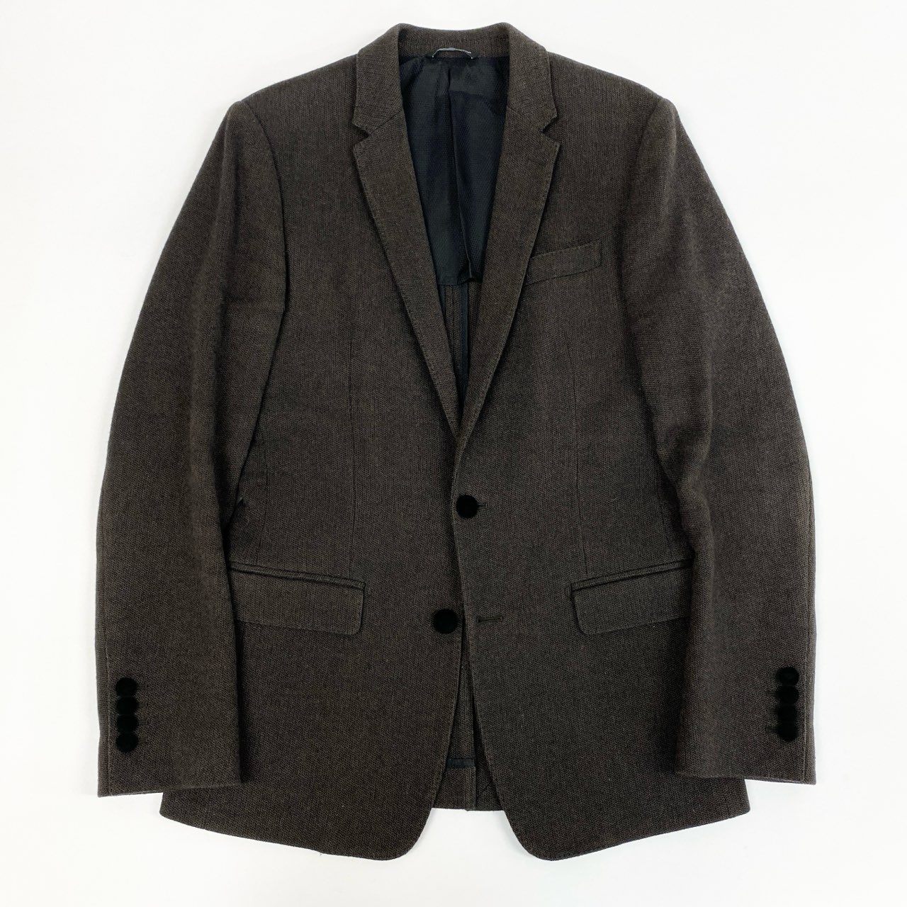 46j3 《美品》 DOLCE&GABBANA ドルチェアンドガッバーナ イタリア製 MARTINI テーラードジャケット ビジネス◎ G2DL7T 44 ブラウン コットン ウール メンズo07t