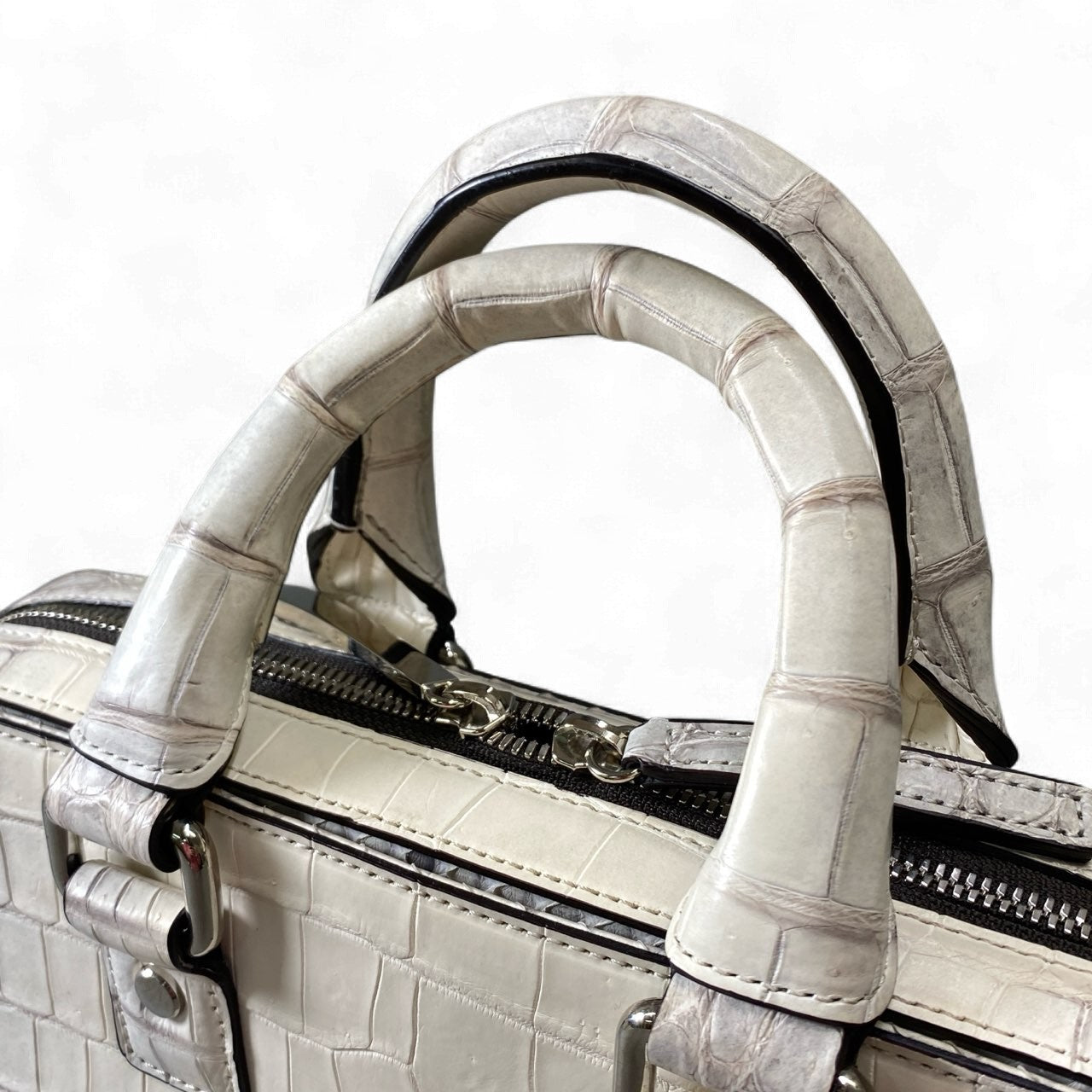 ak18 池田工芸 IKEDA Kohgei 裏メニュー ブリーフケース 本革 ヒマラヤクロコ クロコダイルレザー  メンズ 男性用 鞄k02i