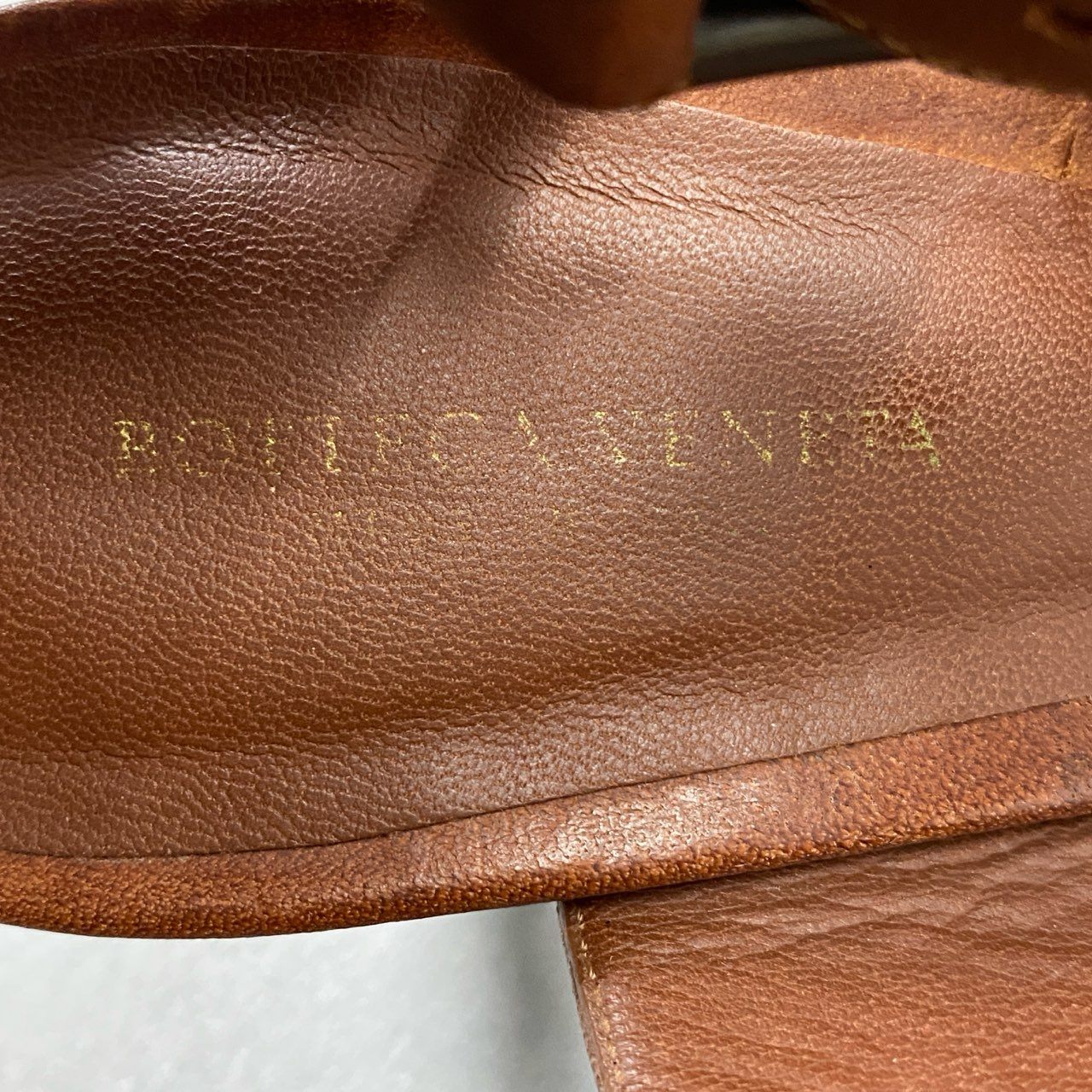 1f4 BOTTEGA VENETA ボッテガヴェネタ イントレチャート ヒールサンダル 36 ブラウン レザー leather イタリア製 シューズ パンプス