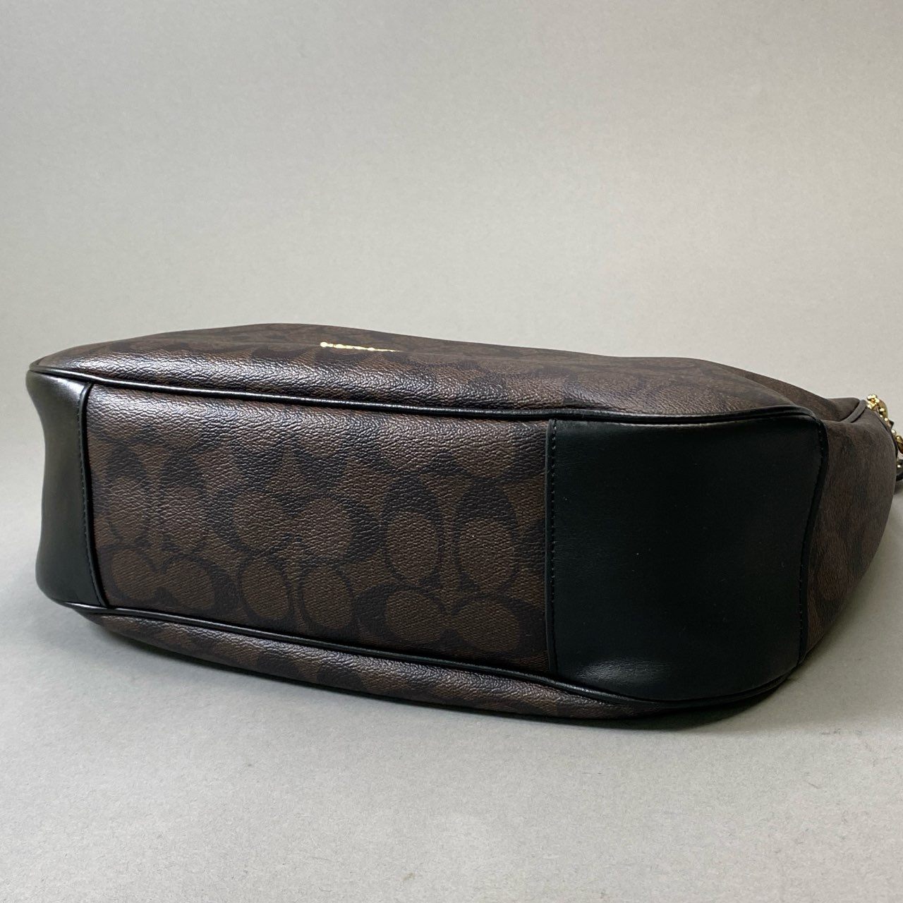 Bj3 《美品》 COACH コーチ ワンハンドル シグネチャー ワンショルダーバッグ F29209 ブラウン 肩掛け 鞄 カバンt18r
