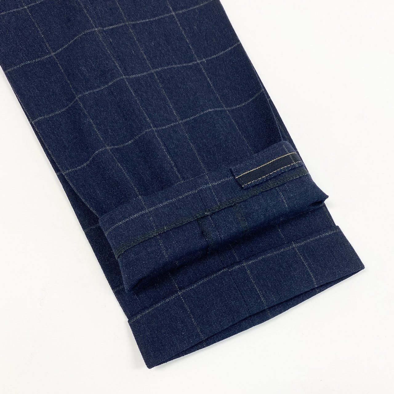 87f24 《美品》 RING JACKET リングヂャケット × guji グジ カシミヤブレンド セットアップ スーツ 42 ネイビー Zegna ゼニア生地 フォーマル ビジネス