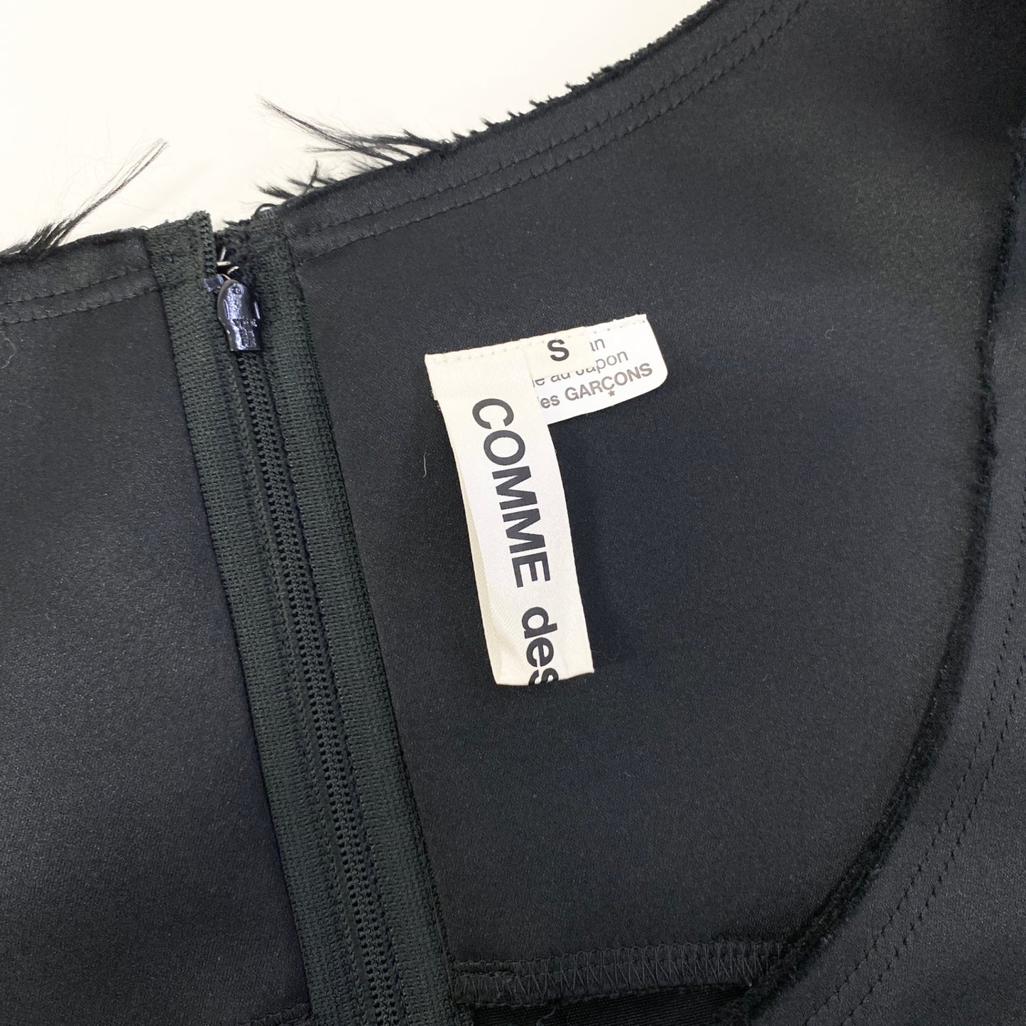 Ae27 COMME des GARCONS コムデギャルソン カットオフ 変形ワンピース ドレスワンピース AD2022 GJ-O009 サイズS ブラック ポリエステル100％ レディース 女性服o07to07t