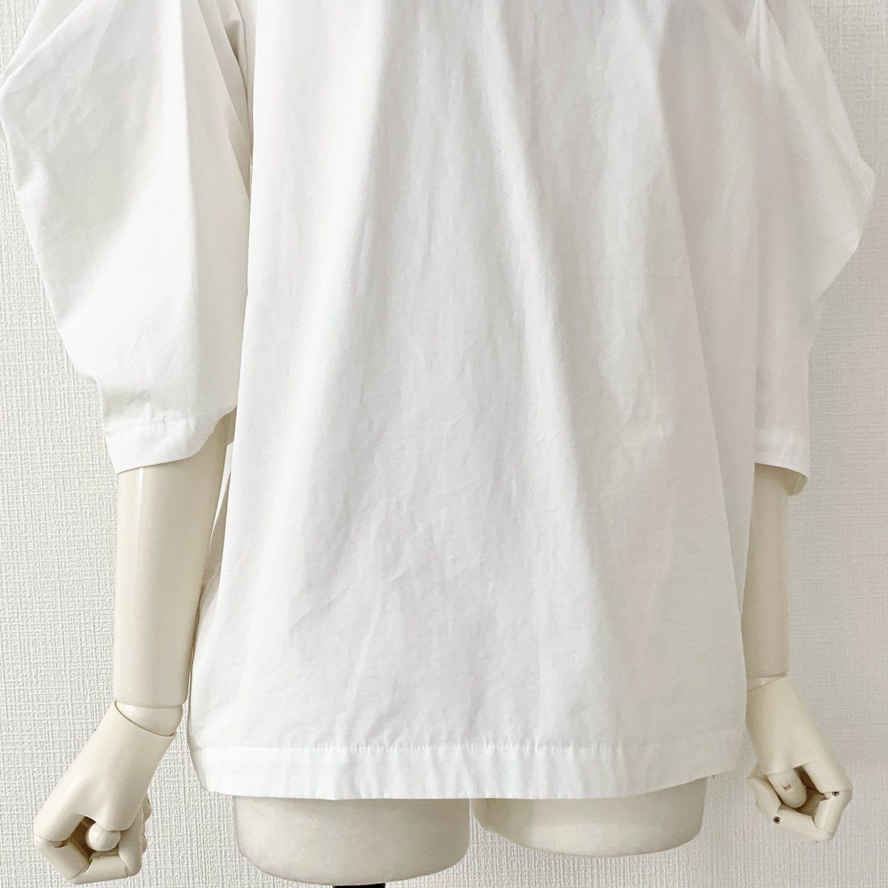 42i20 L'Appartement アパルトモン Hello Bonjour ハローボンジュール Feminity Blouse ブラウス シャツ ホワイト トップス 日本製 レディース 女性用