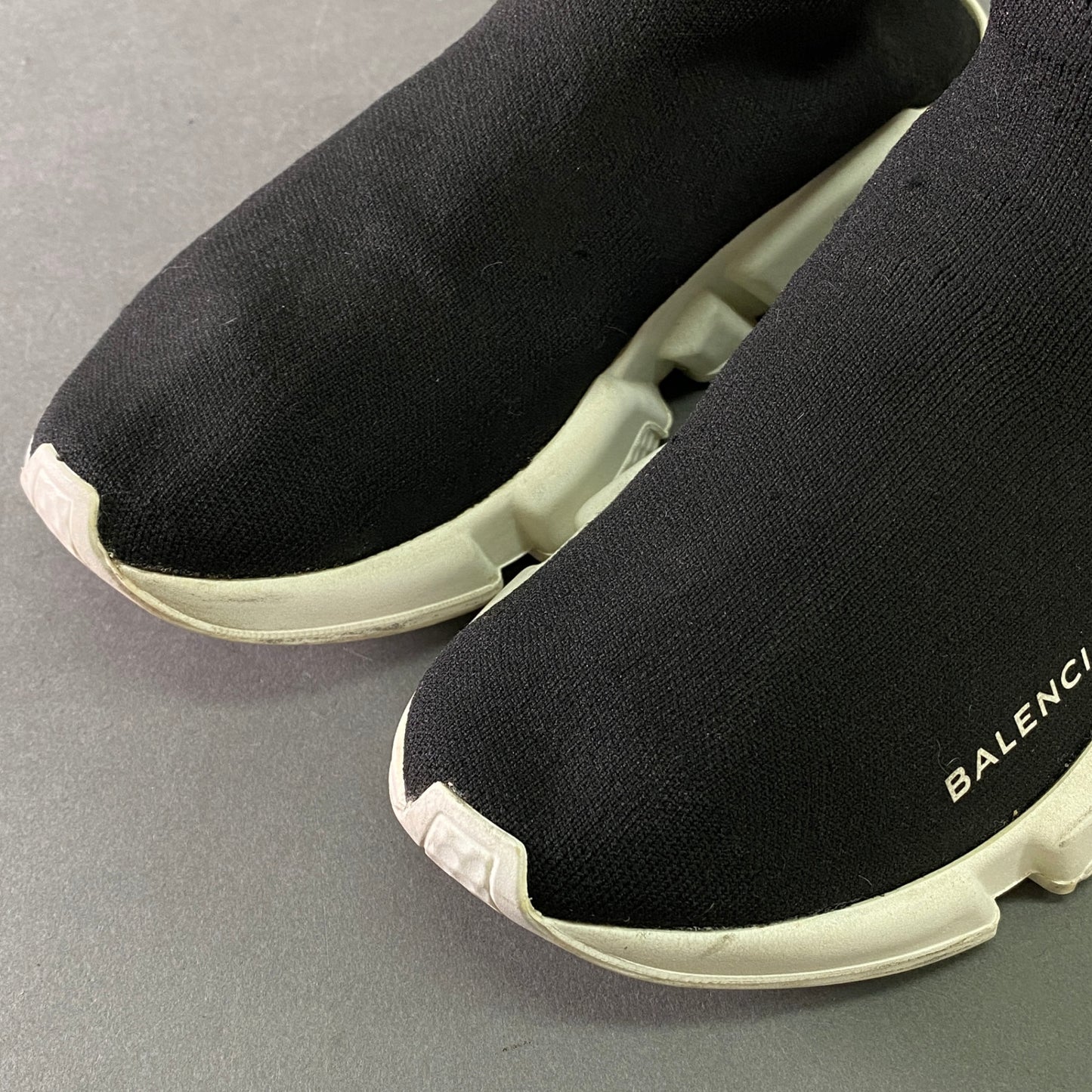 8l25 BALENCIAGA バレンシアガ SPEED TRAINER スピードトレーナー ソックススニーカー 35 ブラック イタリア製 シューズ