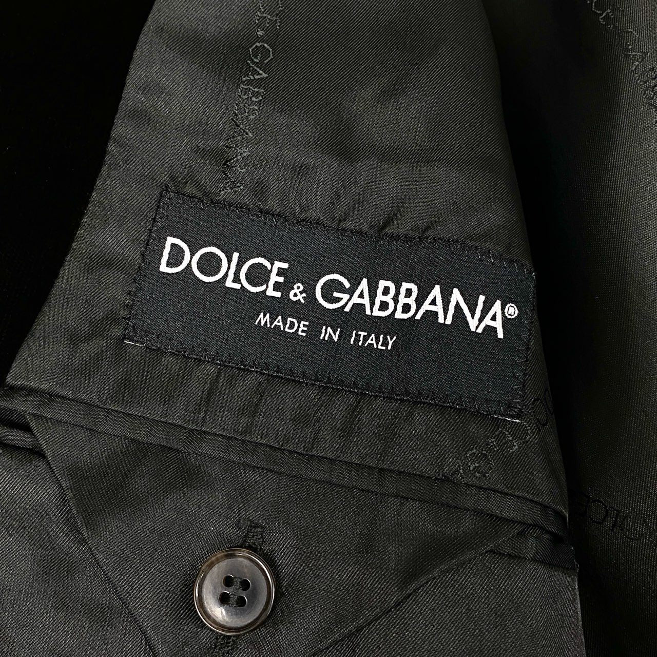 31L8【美品】DOLCE＆GABBANA ドルチェアンドガッバーナ タキシード セットアップ ベロア サイドライン イタリア製 50サイズ ブラウン メンズo07t