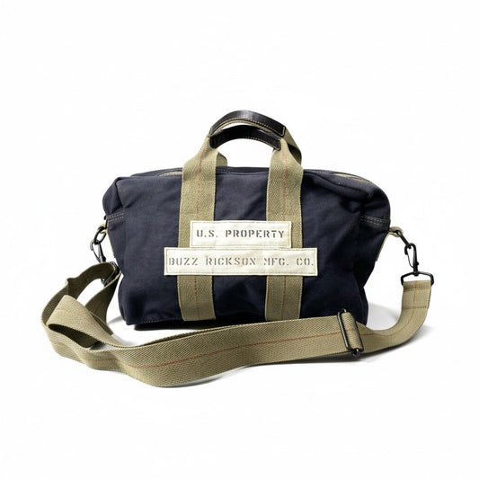 Ad20 BUZZ RICKSON’S バズリクソンズ アビエーター ２Way キットバッグ S ネイビー ミリタリー 鞄 カバンt18r