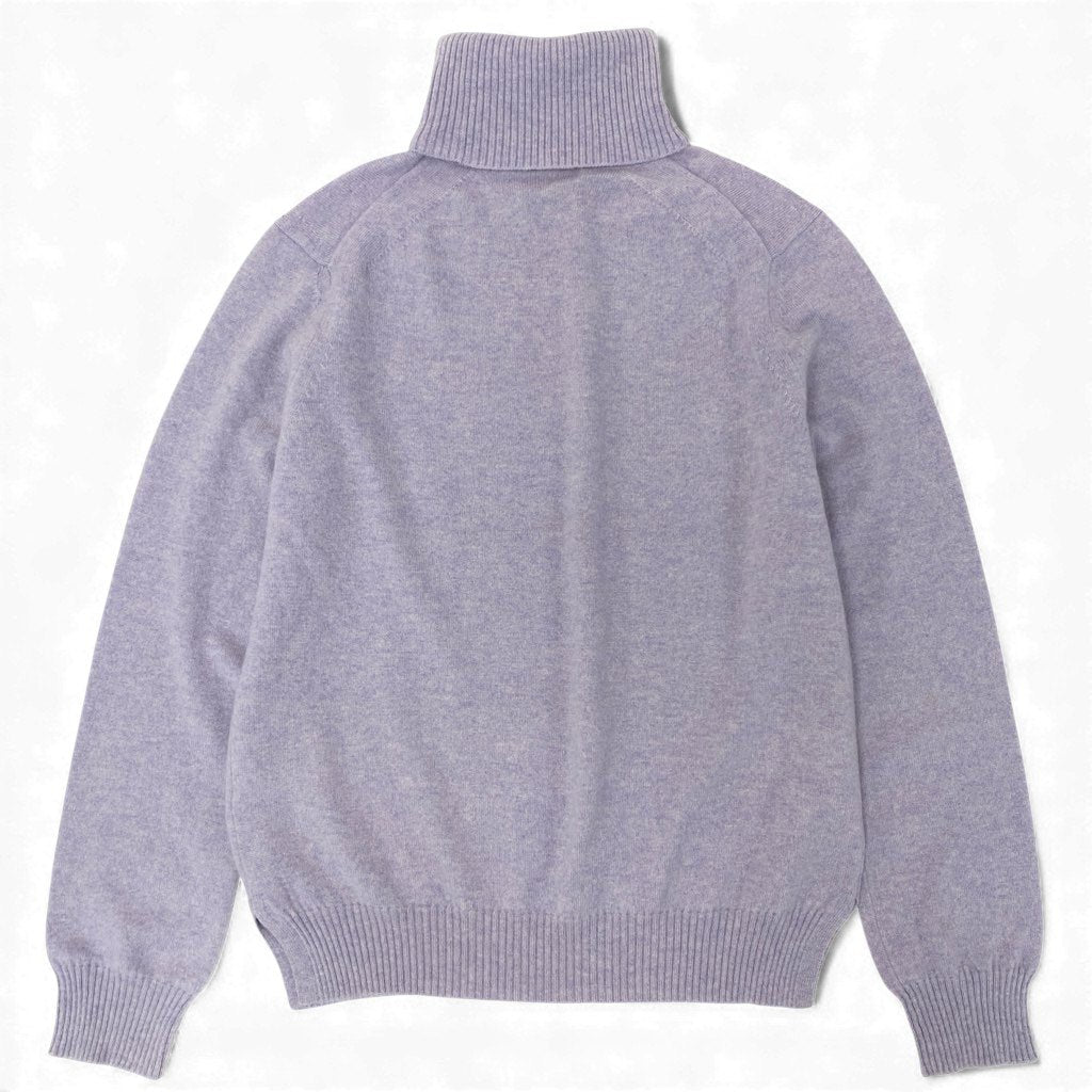39l15 Drawer ドゥロワー 14G カシミヤタートルネックニット ニットセーター トップス 6513-106-0810 1サイズ パープル カシミヤ100％ レディースu02t