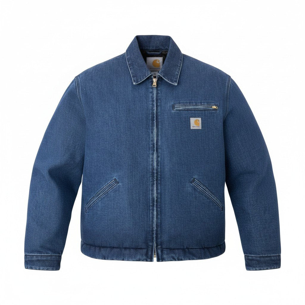 31f18 carhartt カーハート OG DETROIT JACKET デトロイトジャケット サイズL インディゴ デニム オーバーサイズt18r