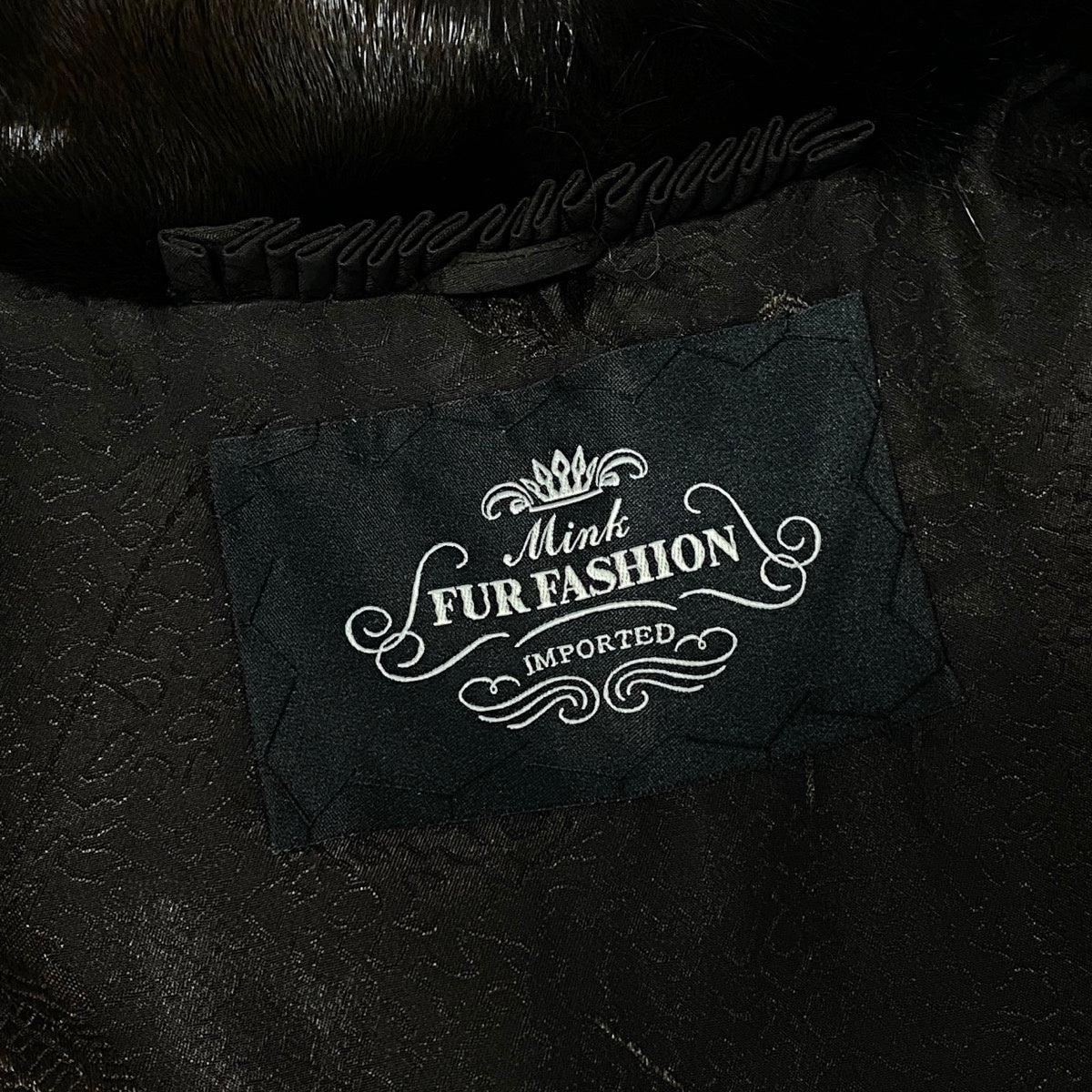 Ej23 【極美品】 ミンクファー フーデット毛皮ジャケット ハーフコート ブラウン 本毛皮 MINK fur レディースu02t