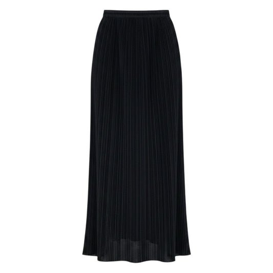 Ah28 PLEATS PLEASE プリーツプリーズ プリーツ加工 ロング タイトスカート ブラック レディースo07t