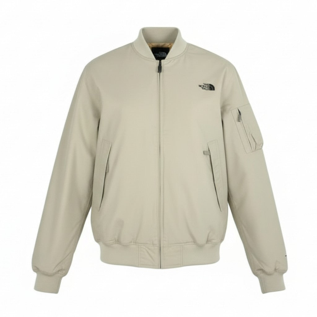 31b12【新品保管品】THE NORTH FACE ザノースフェイス WP Bomber Jacket  ウォータープルーフボンバージャケット NP12437 XLサイズ アイボリー ナイロン100％ メンズ 男性用u02t