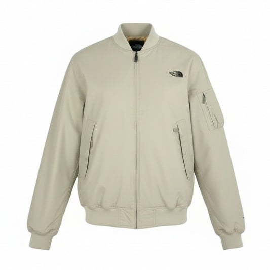 31b12【新品保管品】THE NORTH FACE ザノースフェイス WP Bomber Jacket  ウォータープルーフボンバージャケット NP12437 XLサイズ アイボリー ナイロン100％ メンズ 男性用u02t