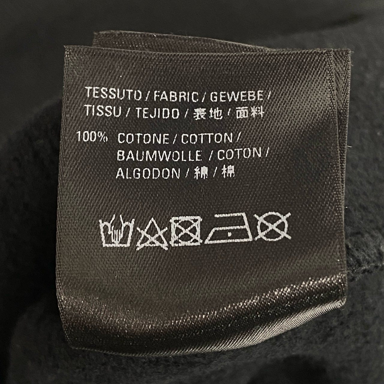 20a26 BALENCIAGA バレンシアガ プルオーバーフーディー DEFILE デフィレ パーカー 641679 TJVE5 Mサイズ ブラック コットン100％ メンズ 男性用o07t