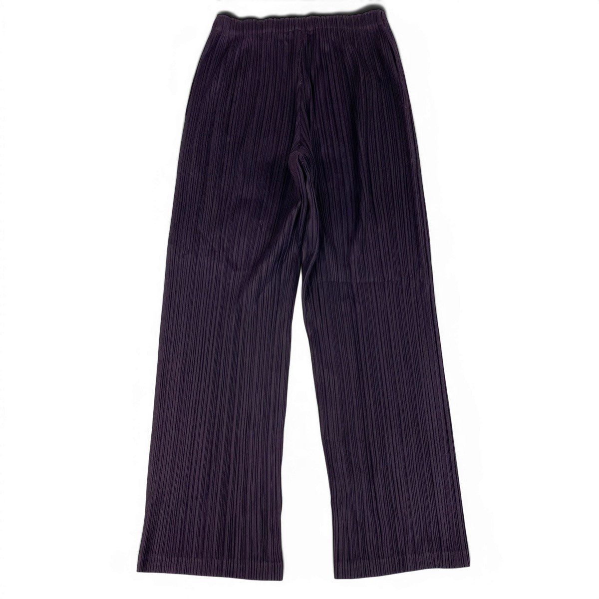 Af6 PLEATS PLEASE プリーツプリーズ プリーツ ロングパンツ PP43-JF423 サイズ2 パープル ポリエステル100％ レディース 女性用u02t