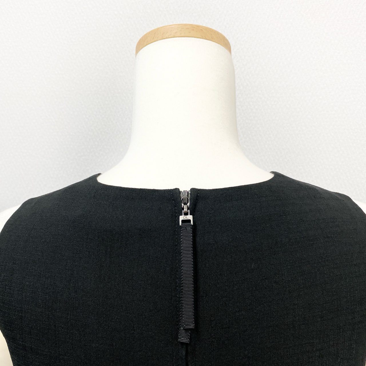 31k2 DAISY LIN デイジーリン フォクシー TRAVEL Slim トラベル ノースリーブワンピース ドレス 日本製 06230 38 ブラック系 レディースo07t