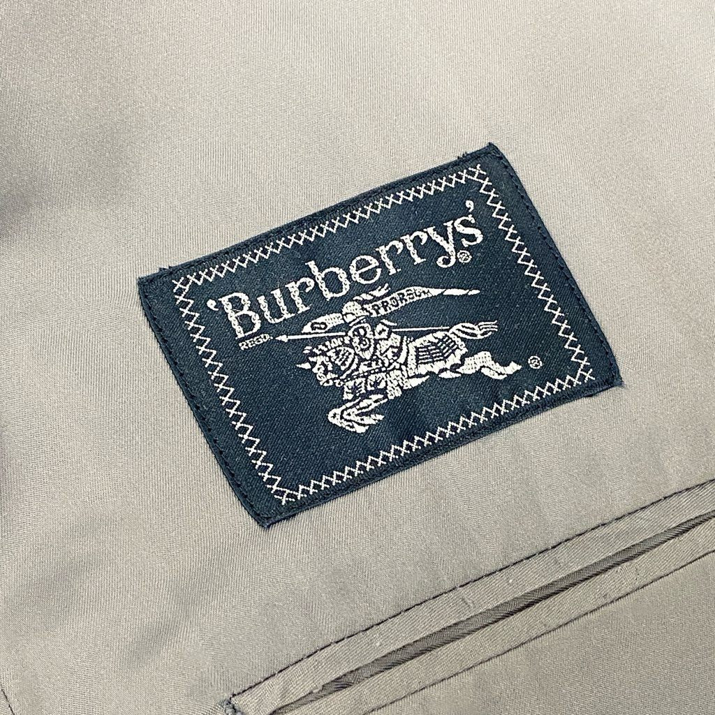 54l28 Burberrys バーバリーズ スーツセットアップ テーラードジャケット スラックスパンツ 94-84-165 AB4 ダークグレー ウール100％ メンズ 男性用o07t