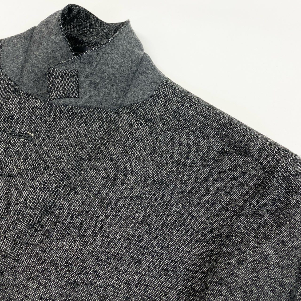 4a4 【タグ付き】SOVEREIGN ソブリン ユナイテッドアローズ DORMEUIL スーツセットアップ ツイード テーラードジャケット スラックス 52サイズ グレー系 ウール100％ メンズ 男性用u02t