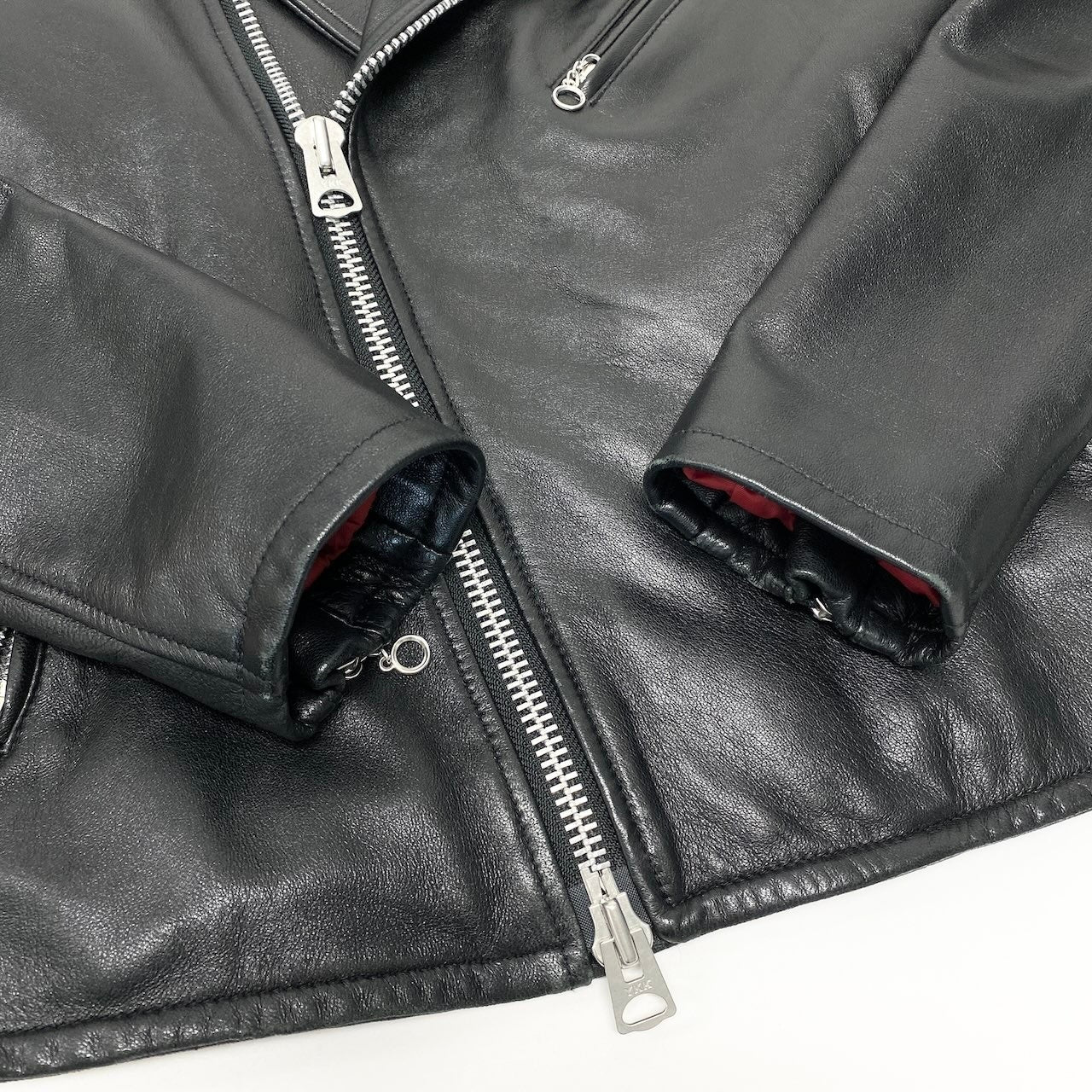 46e11 Retro Grade レトログレード レザージャケット ダブルライダースジャケット レザージャケット サイズS ブラック 羊革 ラムレザー メンズ 紳士服u02t