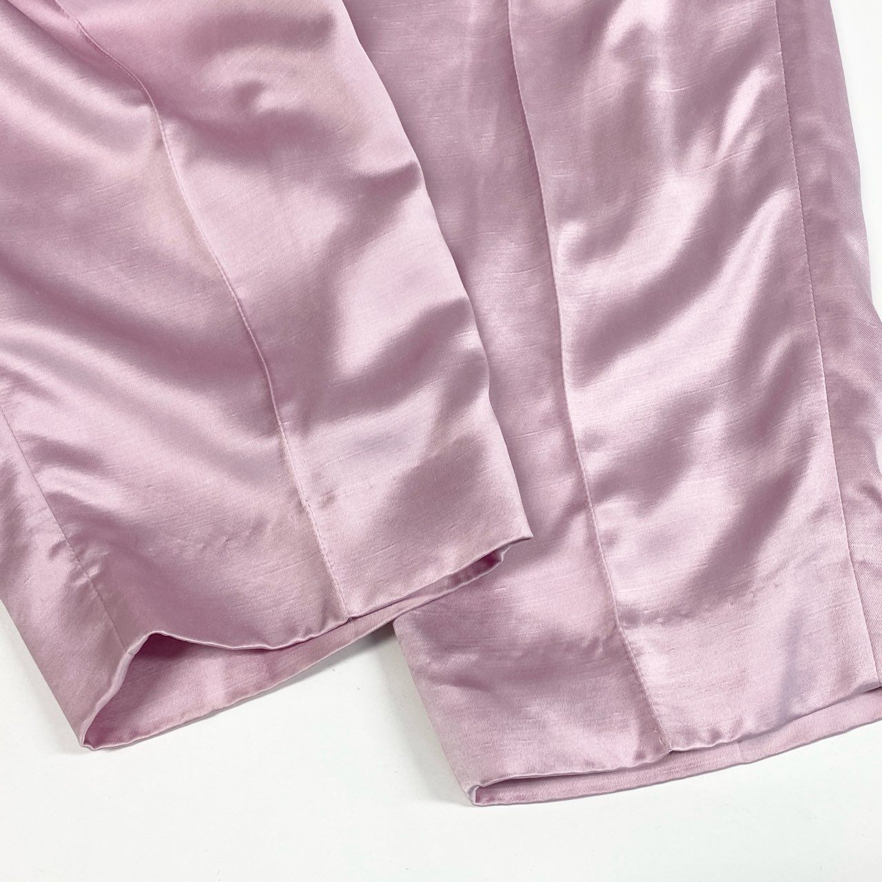 77j28 Drawer ドゥロワー レーヨンドロストパンツ スラックスパンツ シルク 6514-236-1077 36サイズ ピンク レディースu02t