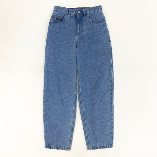 40h24 《極美品》MARNI マルニ キャロットジーンズ デニム 2024年 ロゴワッペン PAJD0513A0 USCW91 40サイズ ブルー レディース 女性用k02i