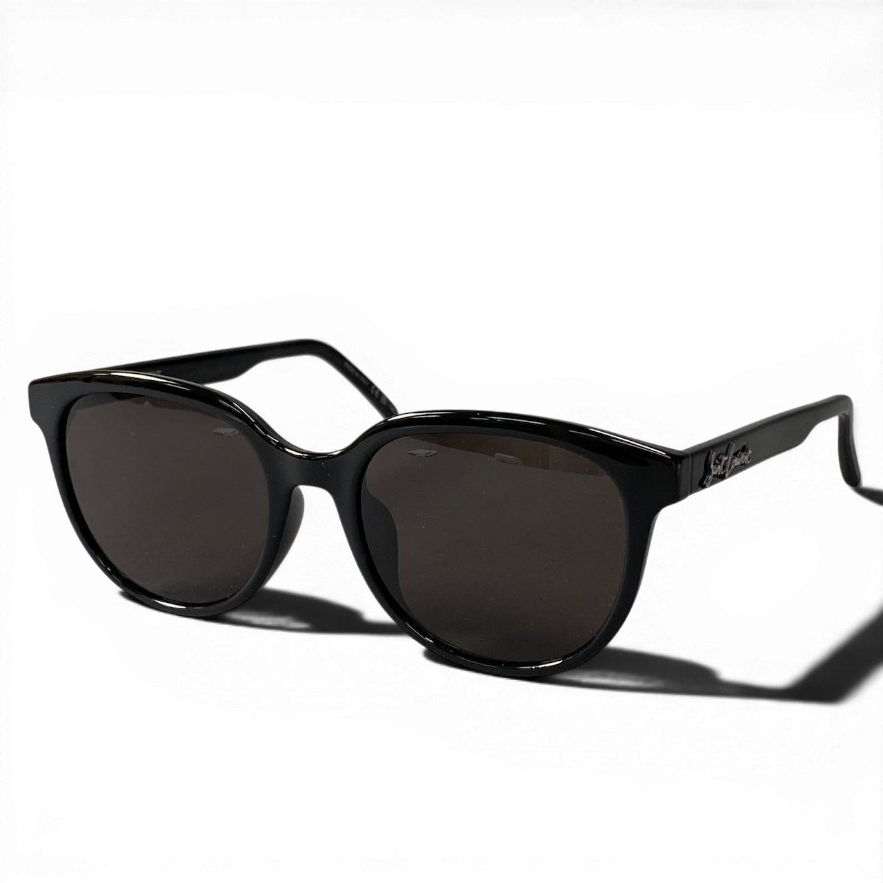 g11 《極美品》 SAINT LAURENT サンローラン レターリングロゴ サングラス Letterring Logo Sunglasses SL317 55□20 ブラック ソフトケース付t18r