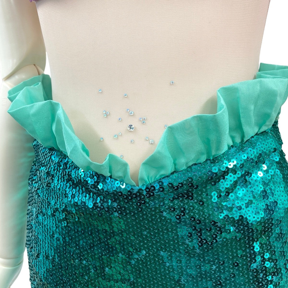 77h12 Secret HONEY シークレットハニー ディズニー アリエル コスプレ 大人 Disney サイズ１ グリーン パープル ポリエステル100％ レディースu02t