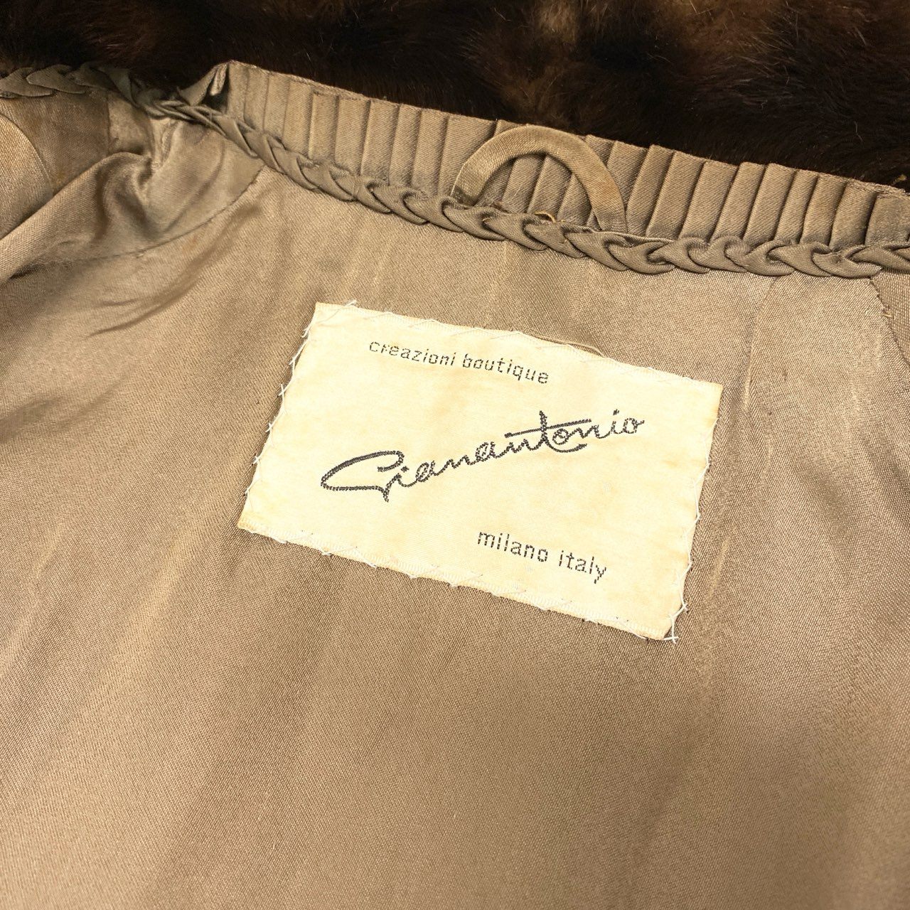 26L5 SAGA MINK サガミンク 金サガ デミバフミンク ファーコート サイズ11号 ブラウン 最高級本毛皮 MINK FUR 裏地刺繍t18r